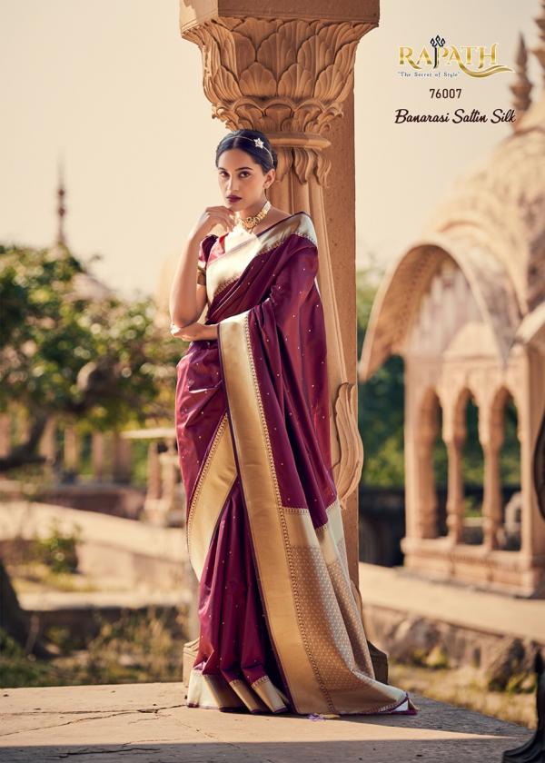 Rajpath Rubab Satin Silk Styles Designer Saree Collection